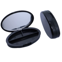 Récipients cosmétiques vides personnalisés boîtes en plastique de maquillage fard à joues poudre pressée emballage étui à poudre compact fard à joues