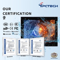 Panneau PC industriel à écran tactile 15 pouces Android RK3288/RK3399/RK3566/RK3568 IP65, intégré et sans ventilateur
