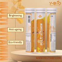 Comprimés effervescents de vitamine C à marque privée OEM pour soutenir la résilience et le bien-être quotidiens des adultes actifs et en bonne santé - 20 comprimés