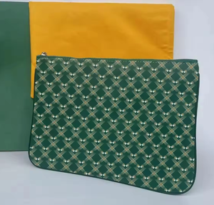 Pochette d'affaires en cuir de luxe haut de gamme pour hommes, grande capacité, polyvalente, porte-cartes durable - Product Image 2