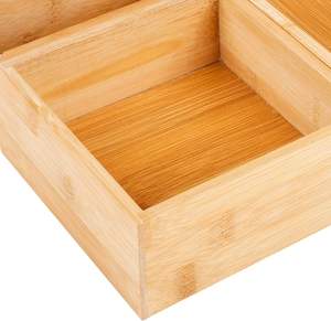 Caja de bambú natural hecha a mano para decoraciones de baño 2025 cesta hecha a mano - Product Image 3