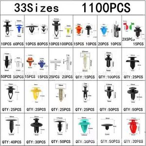 Clips Universales para Automóviles, Kit de 1100 Piezas con Herramientas para Reparación y Montaje de Parachoques y Guardabarros - Product Image 2