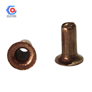 Thép không gỉ SS304 loạt đinh tán khóa Nut có khía chìm đầu đinh tán hạt thép carbon - Product Image 4