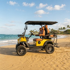 Golf Cart Elettrico a 2, 4, 6 Posti, Motore AC 72V 7.5KW, <span class=keywords><strong>Batteria</strong></span> <span class=keywords><strong>al</strong></span> <span class=keywords><strong>Litio</strong></span> per Vigneti e Cantine, Approvato DOT, Carico Massimo 480kg - Product Image 4