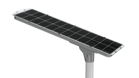 Lampadaire solaire tout-en-un 65W-120W, boîtier en acier galvanisé, IP66, garantie 5 ans, lampe de route