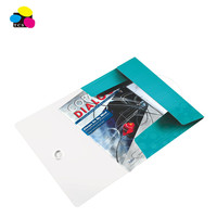 Carpeta Ecológica Marca Lehui de 3 Solapas con Cierre Elástico, Capacidad para 250 Hojas A4, Juego Surtido de 10 para Documentos, Opción de Logotipo Personalizado