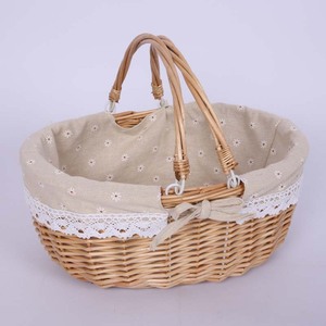 Cesta <span class=keywords><strong>de</strong></span> Picnic tejida a mano duradera ecológica <span class=keywords><strong>de</strong></span> alta calidad, cesta <span class=keywords><strong>de</strong></span> lino, regalo ovalado, <span class=keywords><strong>cestas</strong></span> <span class=keywords><strong>de</strong></span> Picnic al aire libre <span class=keywords><strong>de</strong></span> <span class=keywords><strong>mimbre</strong></span> - Product Image 3