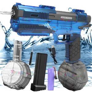 Pistolet à eau électrique automatique en plastique Toysrunner haute capacité 1000 ml haute pression, modèle AK47, rechargeable par USB - Product Image 1
