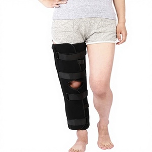 <span class=keywords><strong>Rodillera</strong></span> de Fijación <span class=keywords><strong>con</strong></span> Varilla de Acero y Funda Protectora, Equipo de Rehabilitación Postoperatoria para Fracturas, Transpirable y Cómodo - Product Image 1