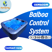Baignoires à hydromassage, fabricant chinois, pour 3 personnes, jacuzzi moderne d'extérieur, baignoires à hydromassage et jacuzzi d'extérieur avec 58 jets