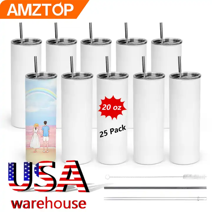 20oz Skinny Bulk Sublimation Tumblers Wholesale USA