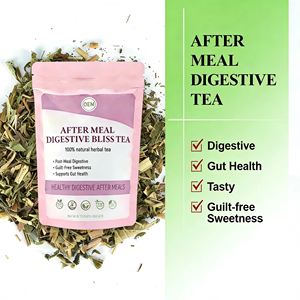 ชาสมุนไพร OEM After Meal Digestive Bliss ช่วยย่อยอาหาร บำรุงสุขภาพลำไส้ ผสมหญ้าหวาน เลมอนเวอร์บีน่า และชิโครี บรรจุ 16 ซองชาในกล่อง - Product Image 3