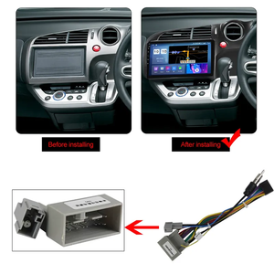 Pour Honda Stream 2006-2013 4G Carplay <span class=keywords><strong>2</strong></span> Din autoradio système multimédia GPS Navigation tête unité Android WIFI FM voiture accessoires - Product Image 2