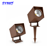 Projecteur LED extérieur couleur marron, étanche IP65, COB, 9W-30W, orientable, avec piquet pour arbre et allée