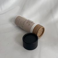 Tube de poivre personnalisé emballage en carton de cylindre de sel d'épices Tube de papier de secoueur de poudre en vrac conteneur écologique avec tamis
