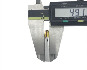 GEB <span class=keywords><strong>3</strong></span>.7V 501035 130mAh rectangle rechargeable lithium polymer battery - Product Image 2