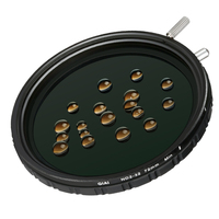Filtre ND Variable GiAi ND2-32 Sans Vignettage, Filtre d'Objectif d'Appareil Photo Réglable 9 Stops 37mm 40.5mm 49mm 52mm 55mm 58mm 62mm 67mm 77mm
