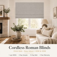 Stores romains sans fil en gros, usine OEM, stores occultants personnalisés, économie d'énergie, sécurité enfant, pour projets hôteliers et de bureaux