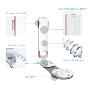 Produits de fitness intelligents U+300, analyse de l'impédance bioélectrique via analyseur de composition corporelle, capteur d'analyse d'impédance bioélectrique. - Product Image 2