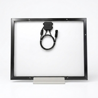 Panneau solaire en verre haute efficacité 75W, cadre noir, 670x555x25mm, module PV mono 12V, chargeur de batterie hors réseau pour caravane 4x4