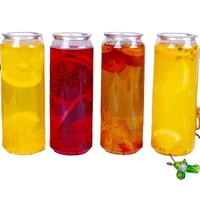 Offre Spéciale BPA librement 330ml 500ml canettes de soda transparentes vides pour animaux de compagnie