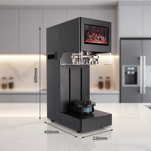 Máquina de sellado de latas no giratoria adaptativa eléctrica comercial, anillos, máquina de sellado de latas de PET para café y cerveza con extremo abierto fácil - Product Image 1