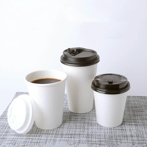 Fabrieks prijs 100% wegwerp enkelwandige papieren beker op maat bedrukt papieren beker milieuvriendelijke beker voor warme koffie - Product Image 4