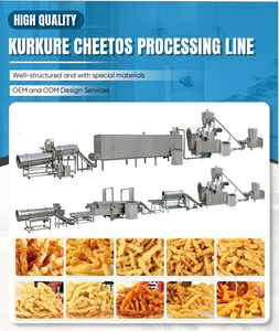 Máquina para Hacer <span class=keywords><strong>Cheetos</strong></span> de Gran Capacidad, Línea de Producción Automática de Bocadillos de Maíz Inflado con Queso para la Industria Alimentaria Comercial - Product Image 2