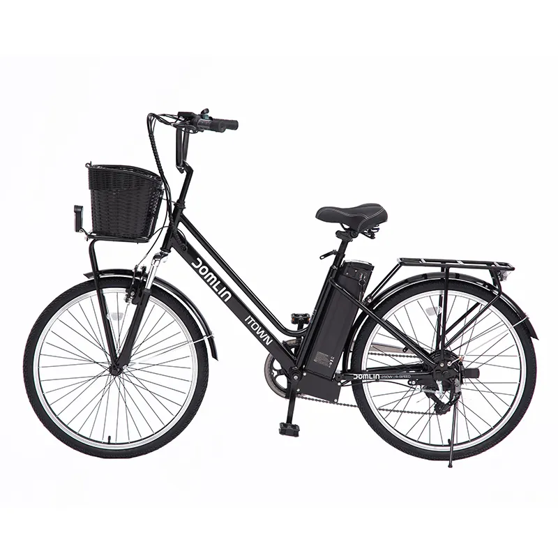 Direkt verkauf Pendler Rennrad Shimano 7-Gang City Elektro fahrrad Ebike 26 Zoll Electric City Bike