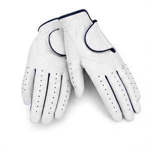 Gants de golf de luxe en cuir Cabretta respirant pour hommes et femmes, adhérence douce, antidérapants, accessoire de sport, logo, vente en gros - Product Image 4