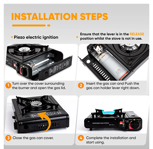 Estufa Portátil de <span class=keywords><strong>Gas</strong></span> <span class=keywords><strong>Butano</strong></span>, <span class=keywords><strong>Cocina</strong></span> de Camping, Quemador de <span class=keywords><strong>Gas</strong></span> para Exteriores, <span class=keywords><strong>Cocina</strong></span> de Barbacoa, Estufa de Camping a <span class=keywords><strong>Gas</strong></span> - Product Image 5