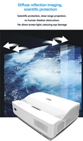 Projecteur Portable Laser DLP tableau blanc infrarouge à courte portée multi-touch smart board fonctionne avec le projecteur Android pc 4K