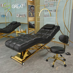 Lettino SPA Curvo di Lusso a 3 Motori, Lettino da Massaggio Elettrico Regolabile per Salone di Estensione Ciglia - Product Image 1