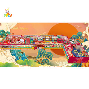 Fabricante Profesional de Alfombras de Espuma EVA para Bebés, <span class=keywords><strong>Diseño</strong></span> Personalizado, 100x100x2cm, Equipo de Juegos para Interiores - Product Image 4