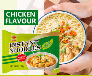 Nouilles instantanées ondulées frites 85g saveur poulet, vente chaude pour le marché africain, prix bas en gros - Product Image 2