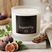 Étiquette cadeau personnalisée en métal pour bougie, autocollant logo gaufré pour emballage de pot de bougie parfumée saisonnière