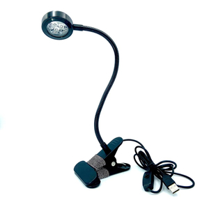Lampe UV à col de cygne 3W pour le durcissement de la résine, lumière UV USB à clipser pour la fabrication de bijoux, le gel à ongles et les loisirs créatifs - Product Image 1