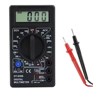 hot sale DT-830B Digital multimeter Handheld digital display multimeter ammeter with Probe Combination