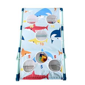 Jeu de lancer 2-en-1 pour la plage, la pelouse, le jardin, le camping : jeu de Cornhole et de Ladder Ball pour les familles, les adultes et les enfants - Product Image 6