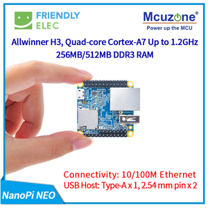 NanoPi NEO 512M Allwinner H3 Quad-core Cortex-A7 (Ejecuta u-boot, Ubuntu-Core) 4G LTE (CAT1-EU), carcasa - Product Image 1