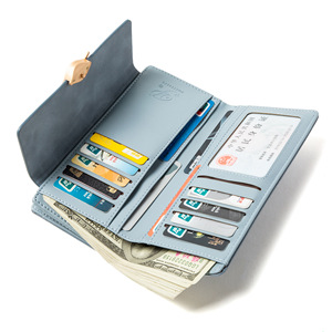 Women's <b>Long</b> <b>Wallet</b> European and American Retro Style Frosted Leaf Shape Hasp <b>Wallets</b> Folding Women's Leather <b>Wallet</b> - Product Image 4