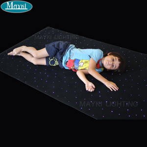 <span class=keywords><strong>Tapis</strong></span> en fibre optique interactif pour l'exploration sensorielle, expérience visuelle apaisante, <span class=keywords><strong>tapis</strong></span> scintillant en fibre optique pour centre de thérapie - Product Image 4