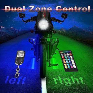 Kit de Luces LED RGB para Motocicleta 2026, con Control por Aplicación y Sonido, Luz de Atmósfera para Chasis y Cola de Moto, Luz de Neón para Motocicleta - Product Image 6