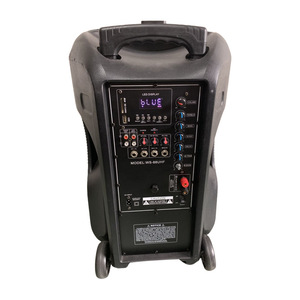 Portable Active Speaker 12 Inch Rechargeable <b>Battery</b> Powered With Microphone For Outdoor Karaoke <b>Square</b> Dance - Product Image 2