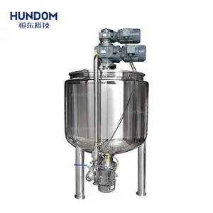 Vacuüm Homogeniserende Emulgator Tank Mayonaise Maken Machines Met Circulatiesysteem Cosmetische Gezichtscrème Homogenisator Mixer