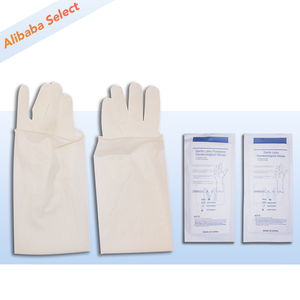 थोक स्त्री रोग परीक्षण दस्ताने चिकित्सा उपयोग नाइट्राइल कोहनी लंबाई वाले दस्ताने - Product Image 1