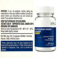 Comprimés de Iodure de Potassium en Gros OEM pour le Soutien de la Santé Thyroïdienne, Complément Quotidien d'Iode, 120 Comprimés, Usage Adulte
