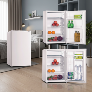 Mini-réfrigérateur électrique le plus vendu, nouveau, avec compartiment congélateur, porte simple, sans givre, compresseur GR-101/GR-105, économe en énergie - Product Image 3
