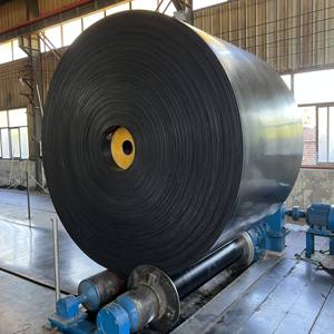 EP 200 asit Alkaliresistant konveyör bant Polyester yırtılmaya dayanıklı ayarlanabilir hız kauçuk malzeme için üretim tesisi - Product Image 1