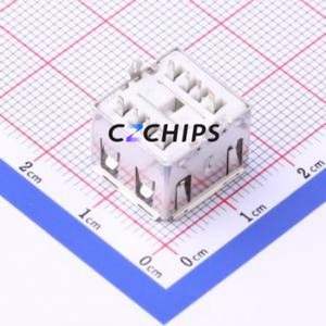 907-412A1011Y10210 USB Connector Through hole Component (THT) Connector Type-A USB 2.0 Female Through Hole - Product Image 2